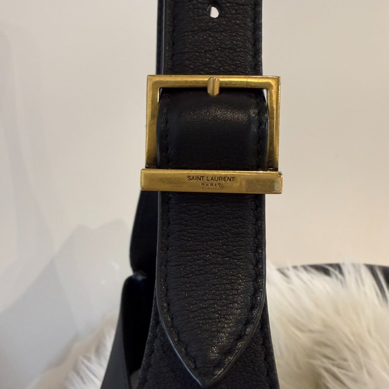 YSL hobo黑金腋下包 小號-7
