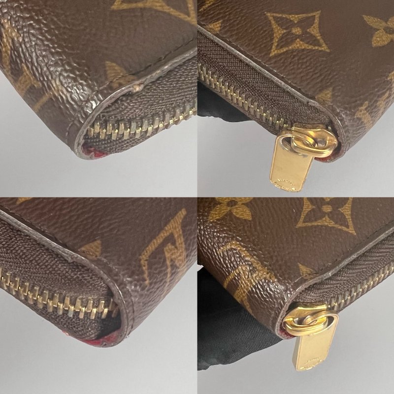 LV M41896  老花ㄇ拉紅長夾-11