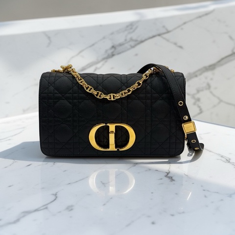 莉亞精品♡ Dior Caro 黑金色 二手