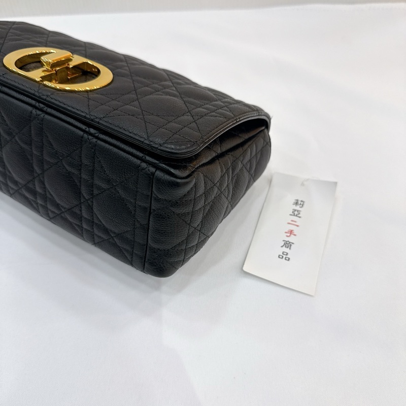 莉亞精品♡ Dior Caro 黑金色 二手-7