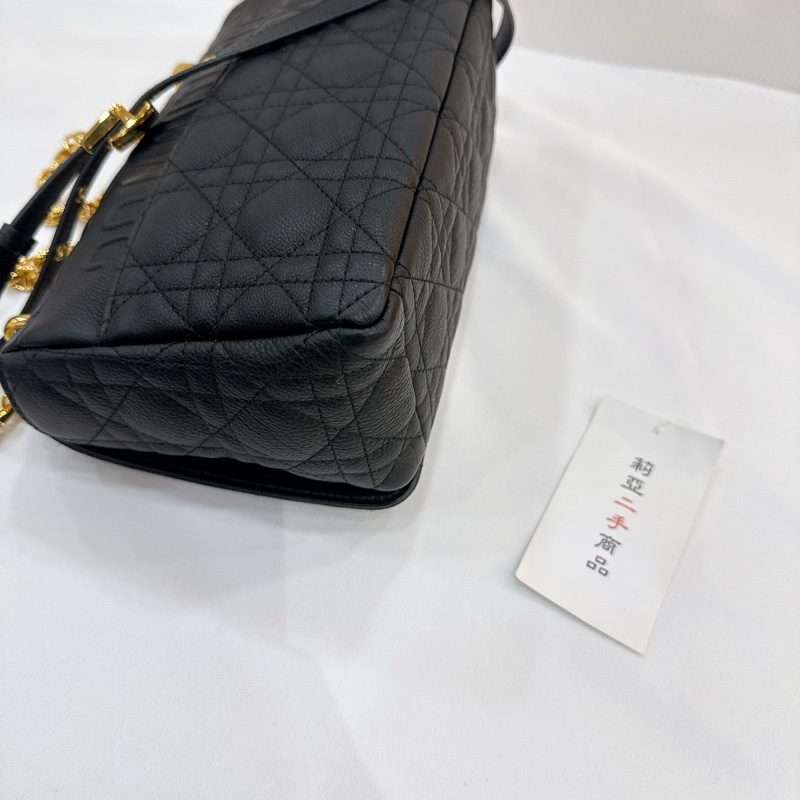 莉亞精品♡ Dior Caro 黑金色 二手-8