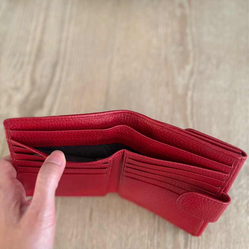 Gucci 紅色銀包-3