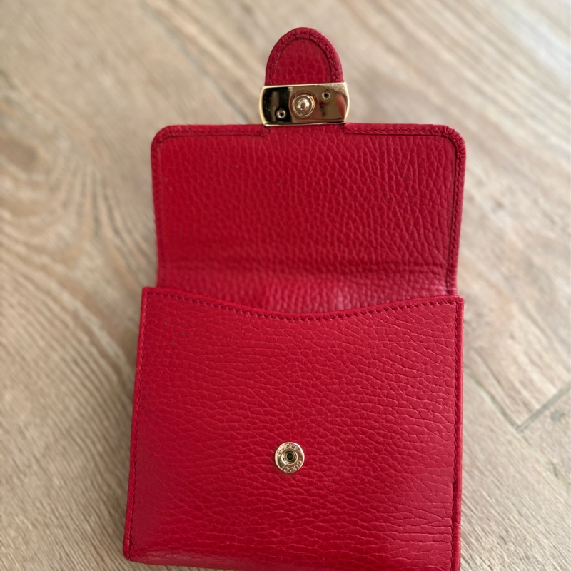 Gucci 紅色銀包-4