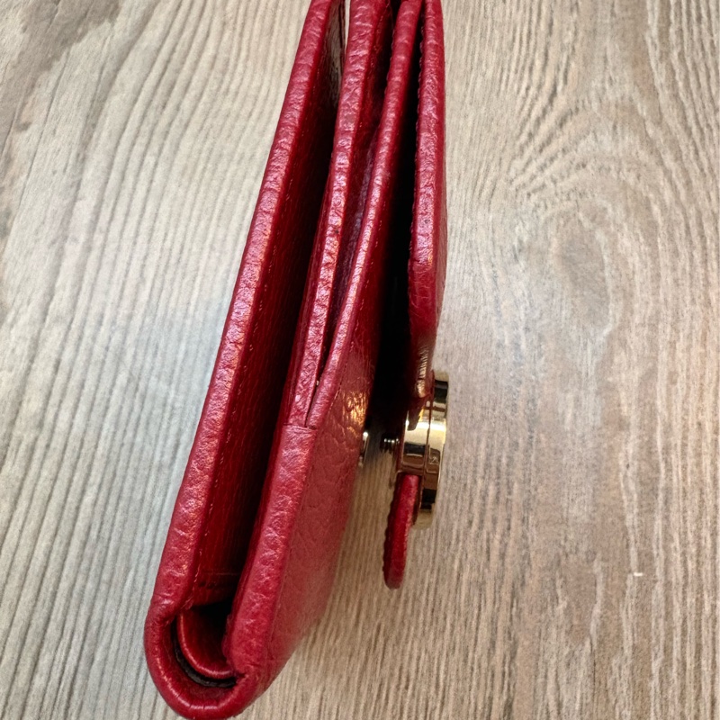 Gucci 紅色銀包-8