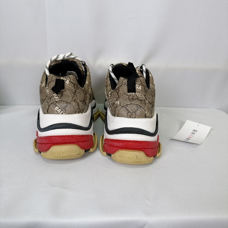 莉亞精品♡BalenciagaxGucci聯名老爹鞋 尺碼39 二手美品-2