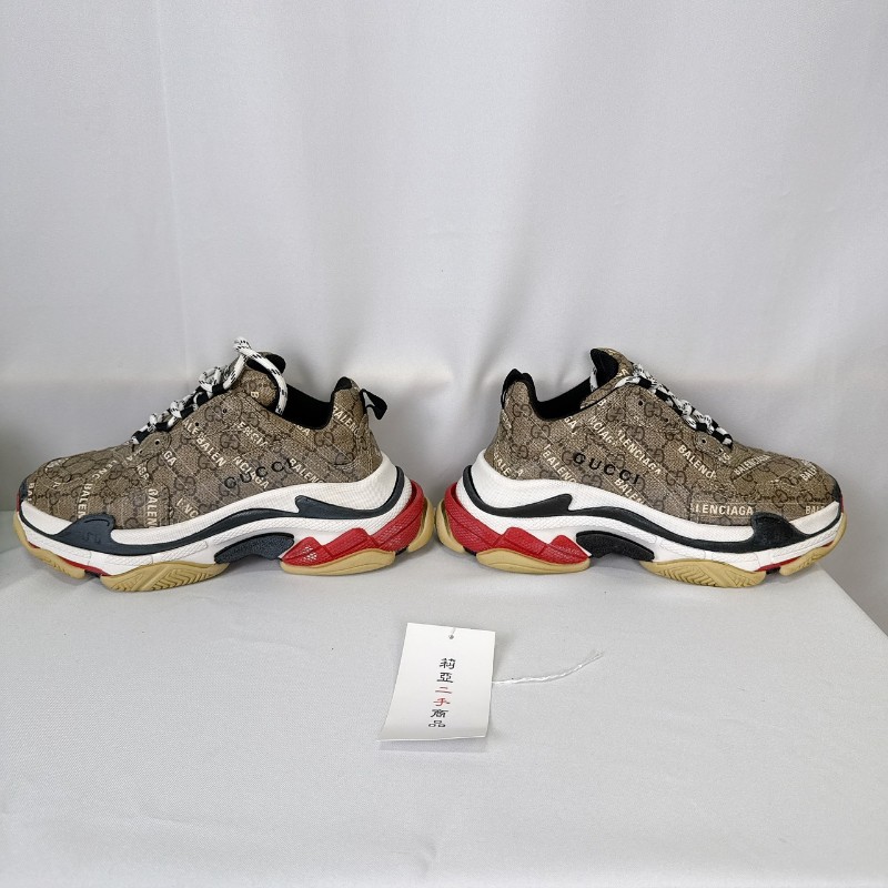 莉亞精品♡BalenciagaxGucci聯名老爹鞋 尺碼39 二手美品-3