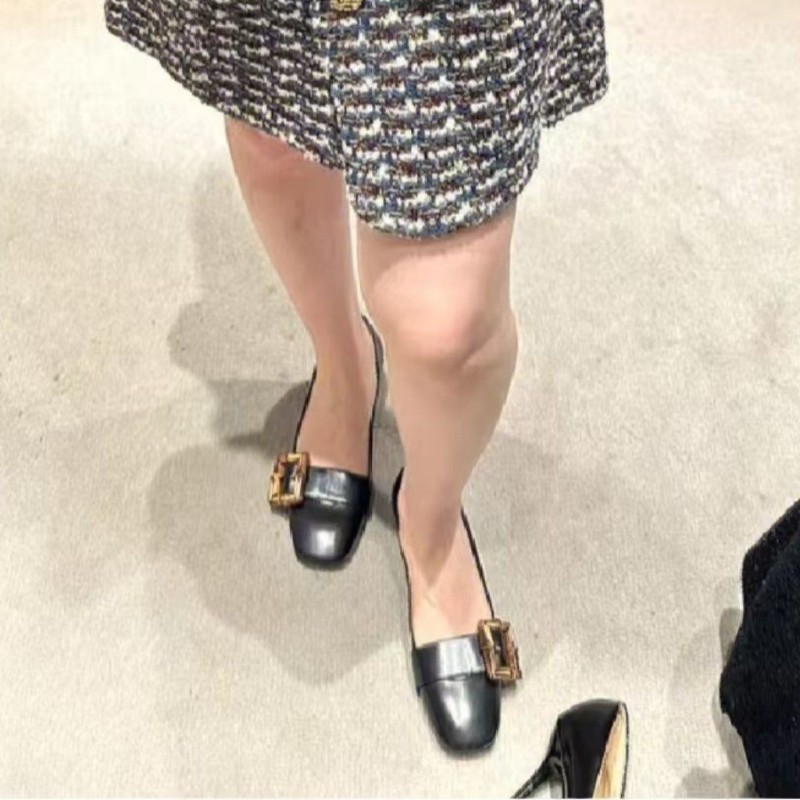 莉亞精品♡Gucci 竹節跟鞋 尺碼39 近新閒置-3