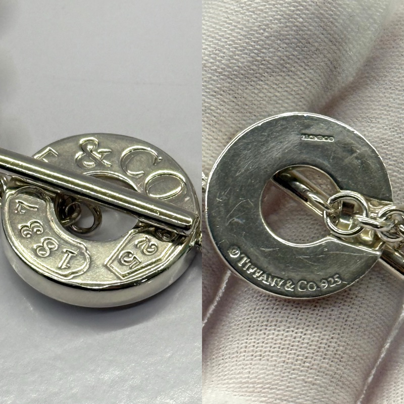 TIFFANY 蒂芬尼  Heart Tag Toggle 純銀手鏈-5