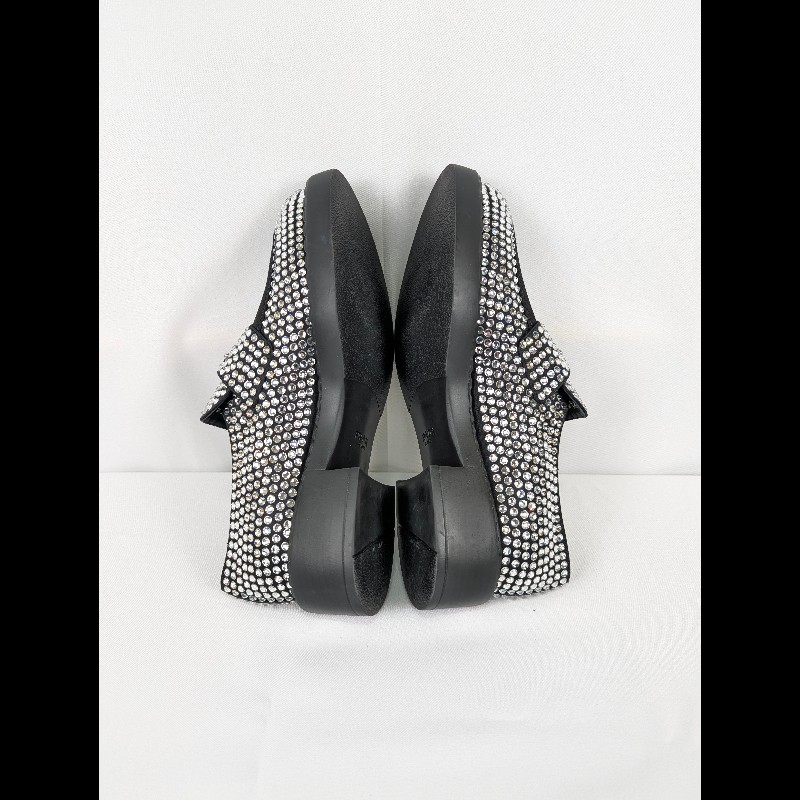 莉亞精品♡Prada 水鑽緞面樂福鞋 尺碼38.5 近新閒置-5