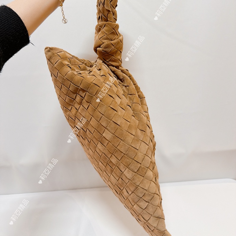 莉亞精品♡Bv 麂皮打結包 近新美品-4