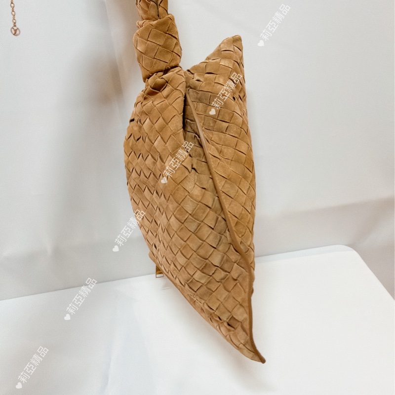 莉亞精品♡Bv 麂皮打結包 近新美品-5