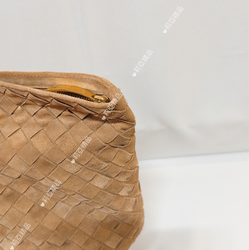 莉亞精品♡Bv 麂皮打結包 近新美品-11