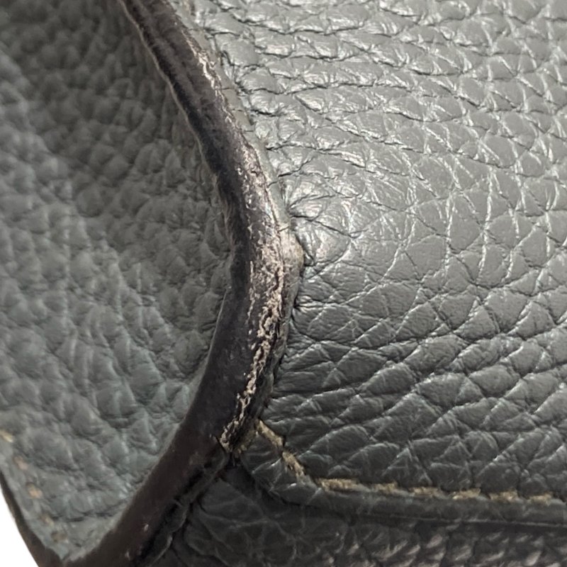 HERMÈS 愛馬仕 MESSENGER 29 肩背包 牛皮 灰綠色 銀釦-12