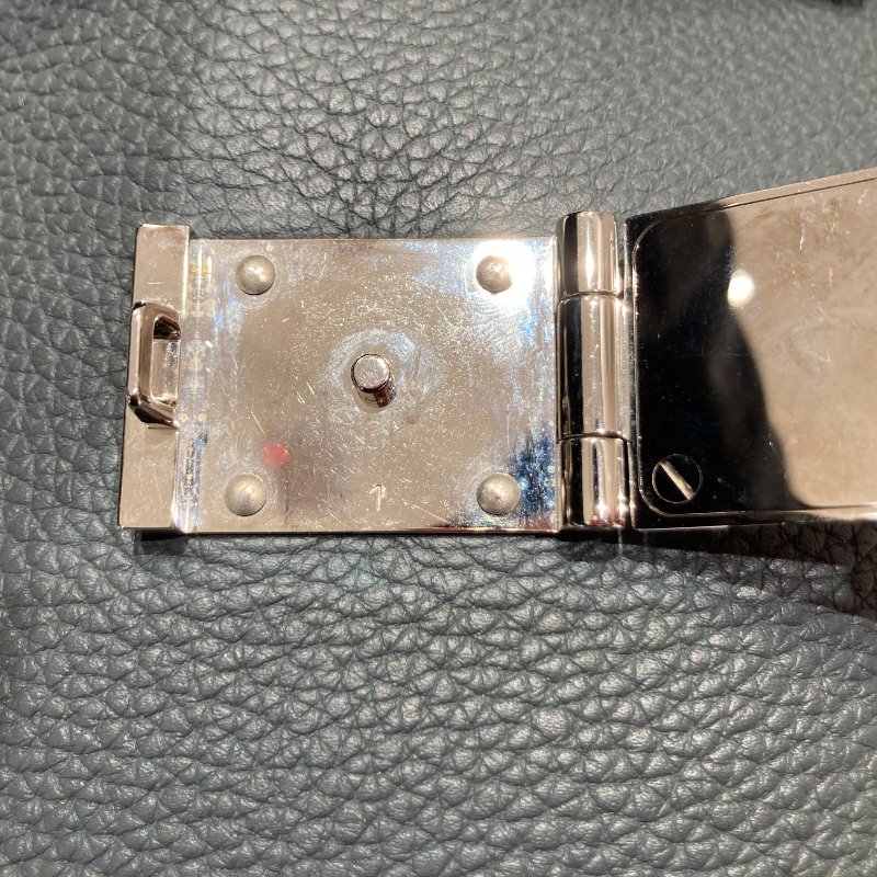 HERMÈS 愛馬仕 MESSENGER 29 肩背包 牛皮 灰綠色 銀釦-17