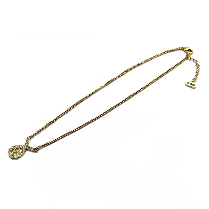 DIOR 迪奧 水鑽項鍊-1