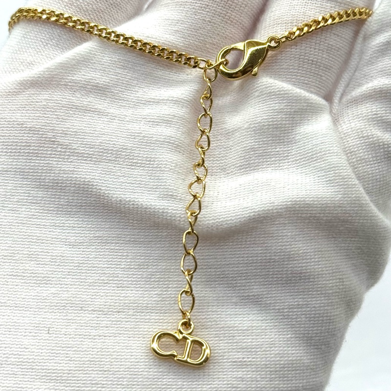 DIOR 迪奧 水鑽項鍊-4