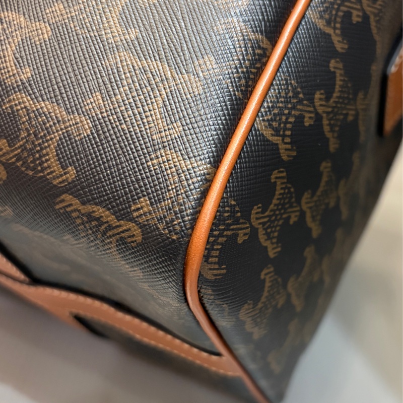 離櫃未使用品 Celine 凱旋門波士頓包/speedy30-7