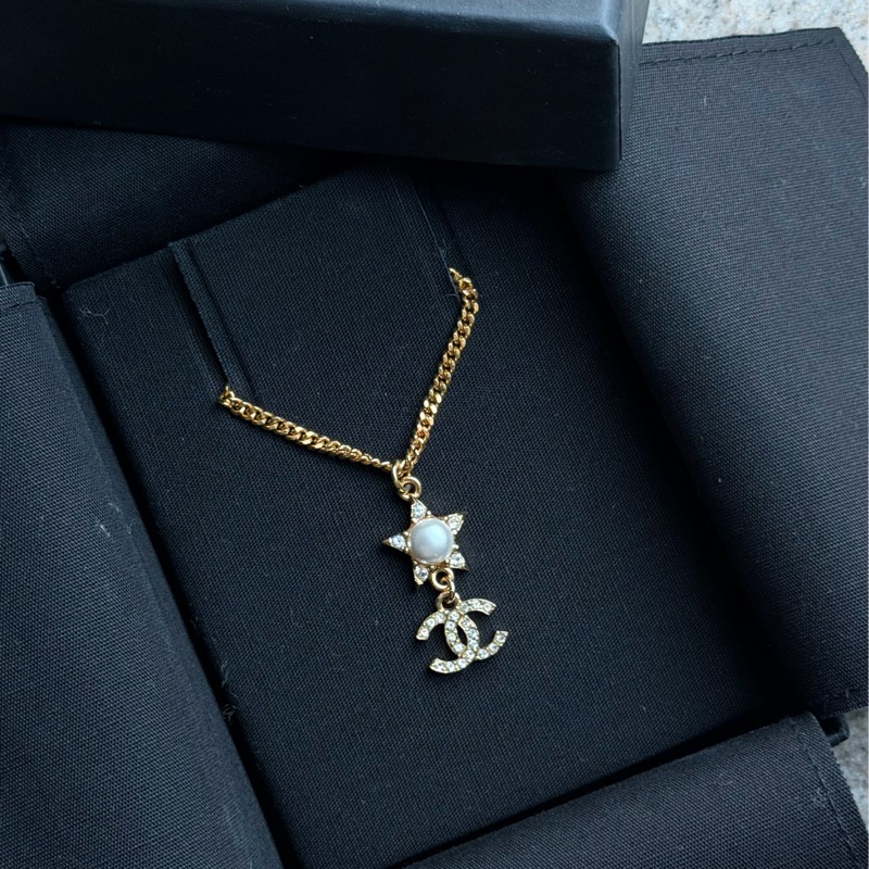 Chanel 24C 星星珍珠項鏈-0