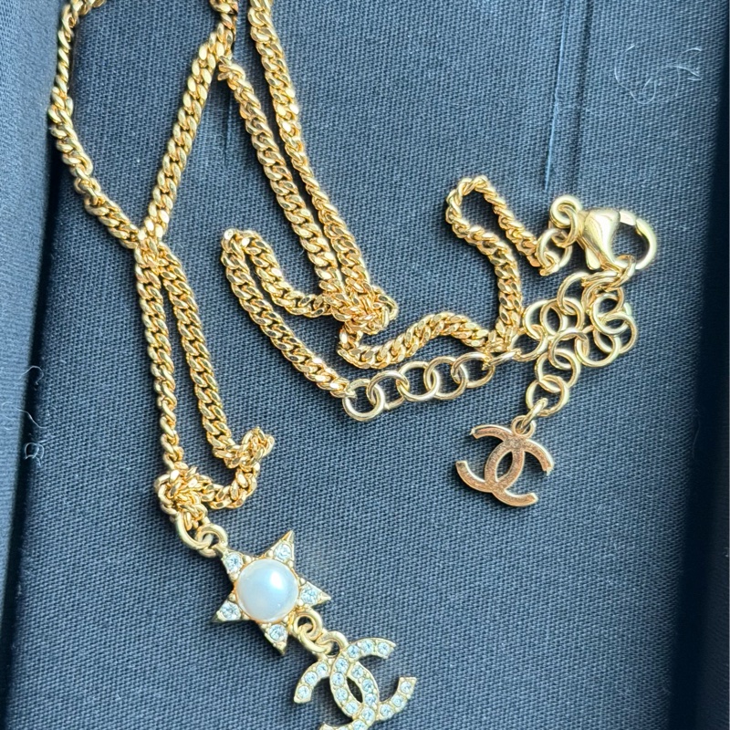 Chanel 24C 星星珍珠項鏈-2