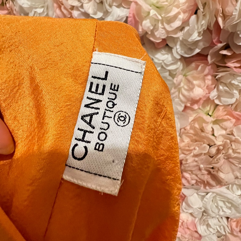 Chanel中古真絲襯衣38碼-5