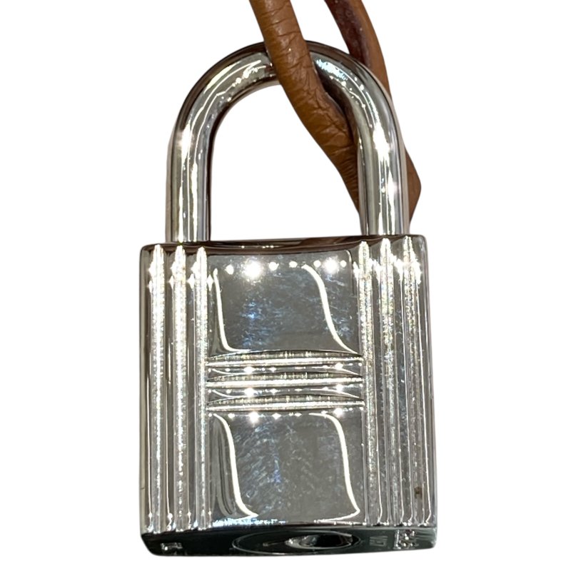 HERMES 愛馬仕 K刻 KELLY28 皮革 金棕色 銀釦-15