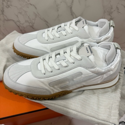 💖Hermes Jet 白色 42.5號💖 全新 德訓鞋