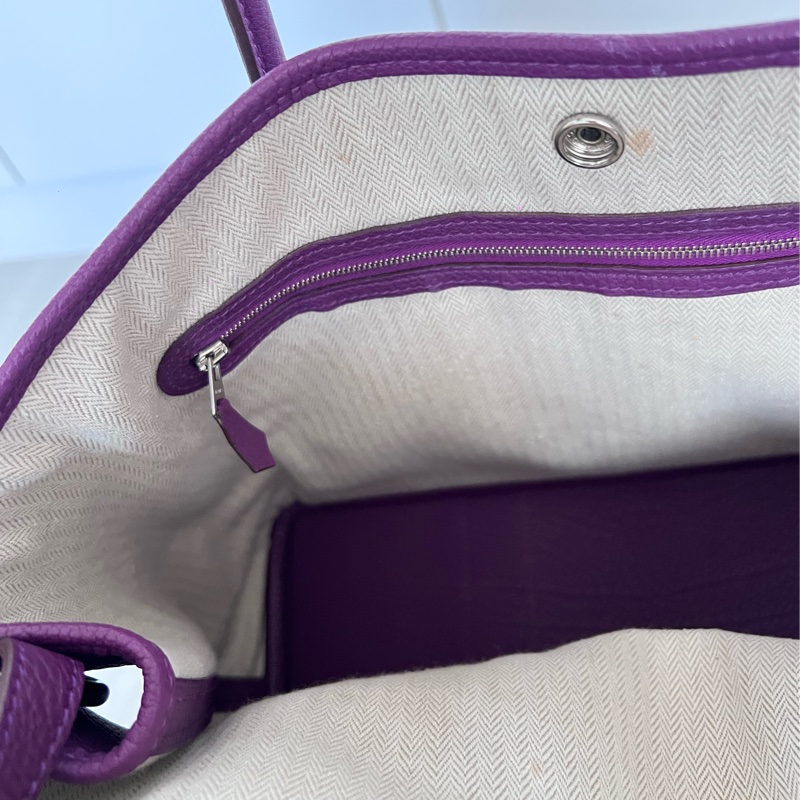 🐴愛馬仕 Hermes Garden party36公分 限量海葵紫 現專櫃售價234490 #讓藏79800 尺寸•長36-高26.5-寬17 9成新-11