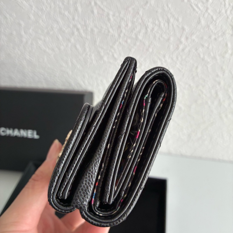 Chanel雙面扣式短夾 mini短夾-1