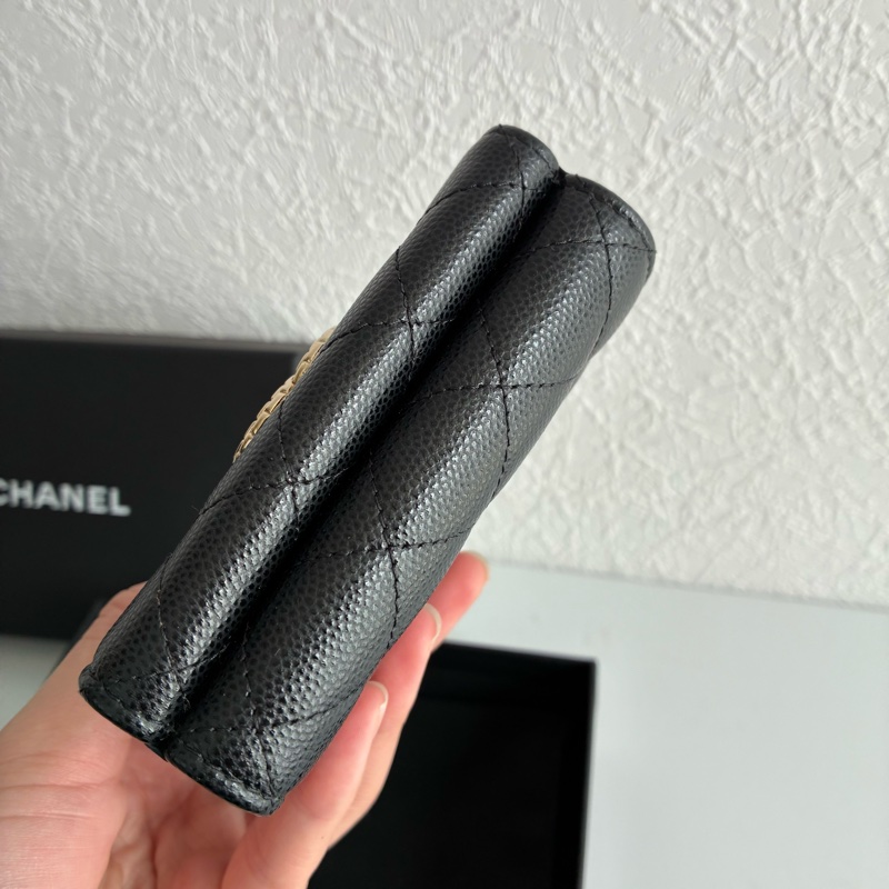 Chanel雙面扣式短夾 mini短夾-10