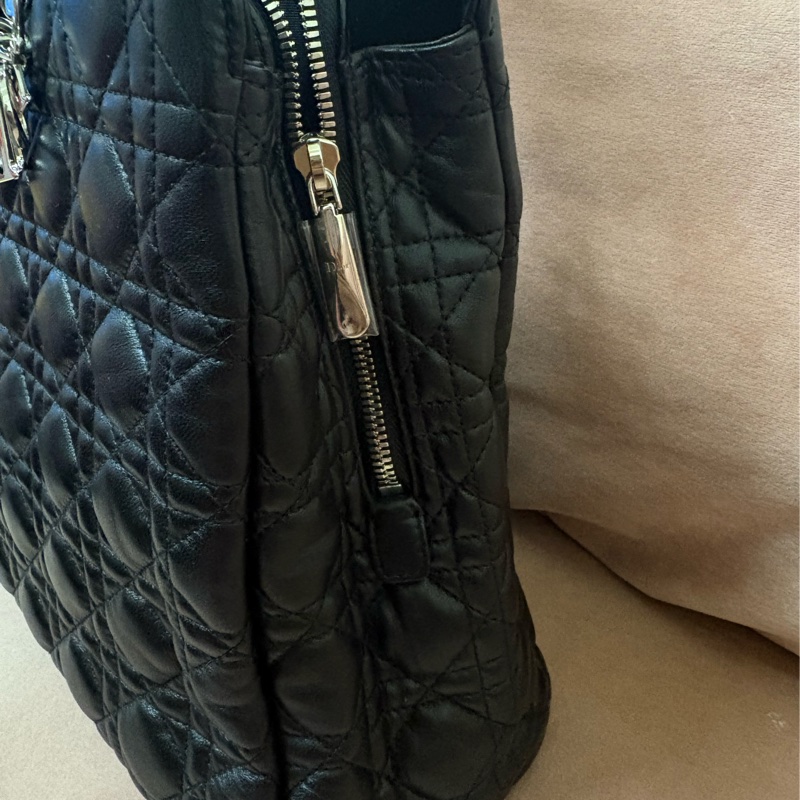 Dior Lady Dior Large 黑色羊皮 36cm 經典款-4