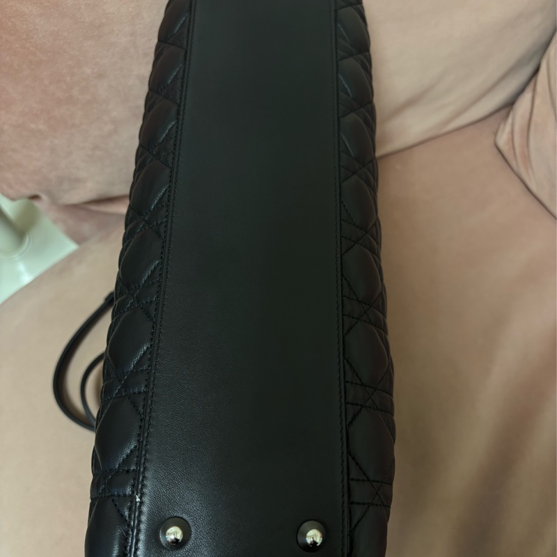Dior Lady Dior Large 黑色羊皮 36cm 經典款-10
