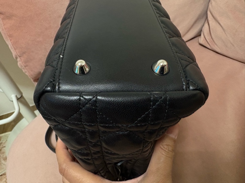 Dior Lady Dior Large 黑色羊皮 36cm 經典款-11