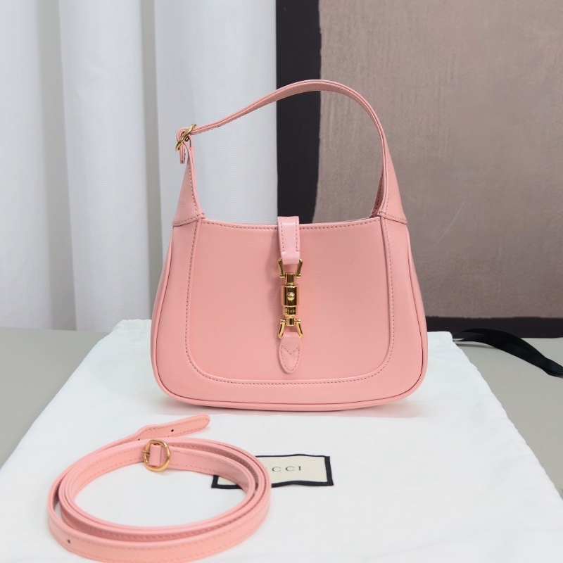 GUCCI jackie1961金扣手提肩背腋下包19*13*3 98新配件塵袋-2