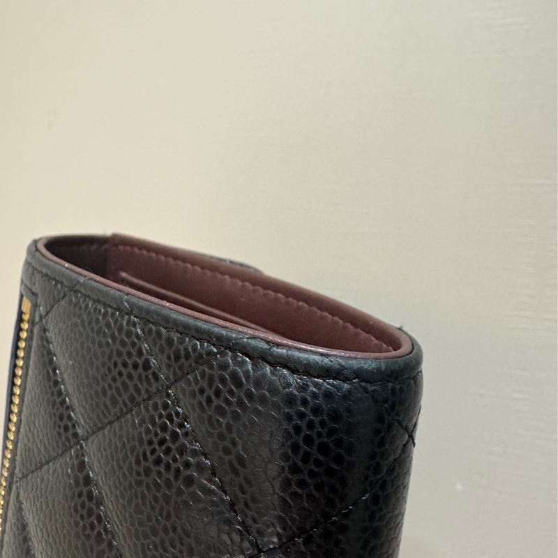 chanel 經典菱格紋短夾-2