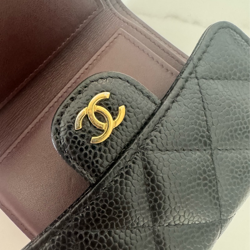 chanel 經典菱格紋短夾-27