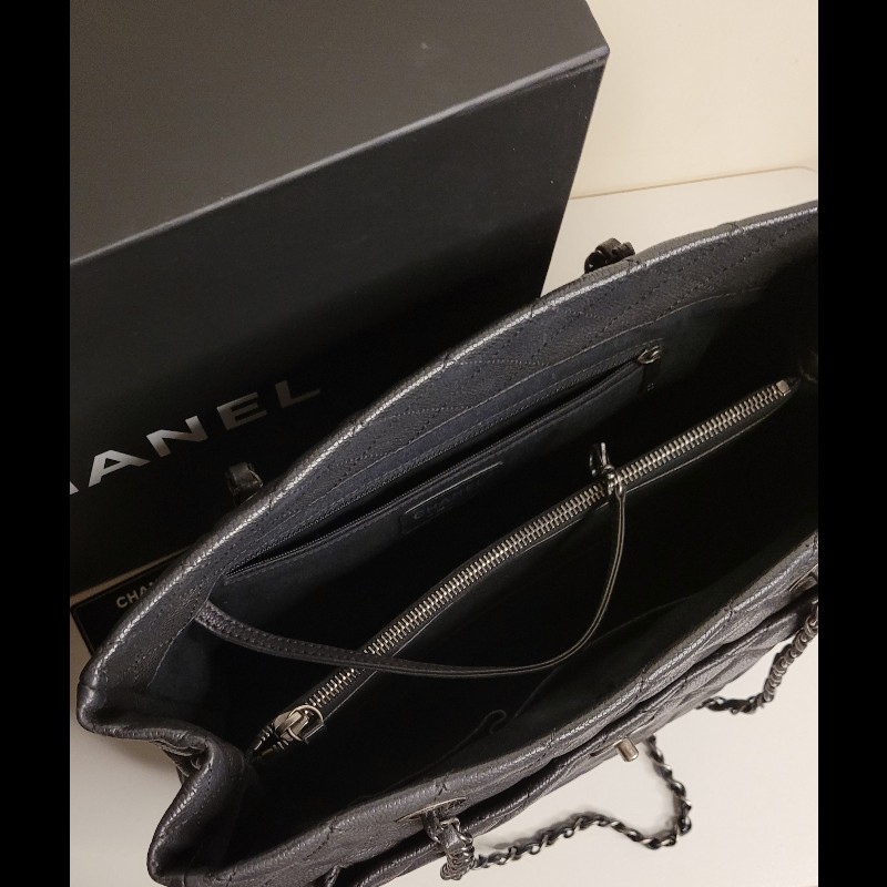 CHANEL⚡ 鏈條肩背包 魚子醬皮-2