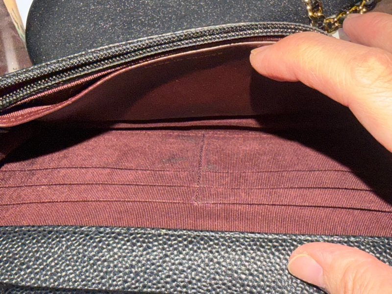 經典款WOC： 黑金荔枝紋小牛皮-18