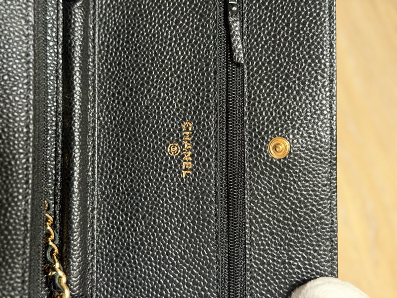 經典款WOC： 黑金荔枝紋小牛皮-22