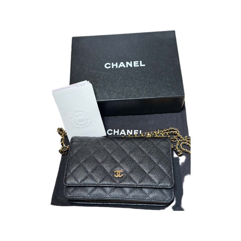 經典款WOC： 黑金荔枝紋小牛皮-25