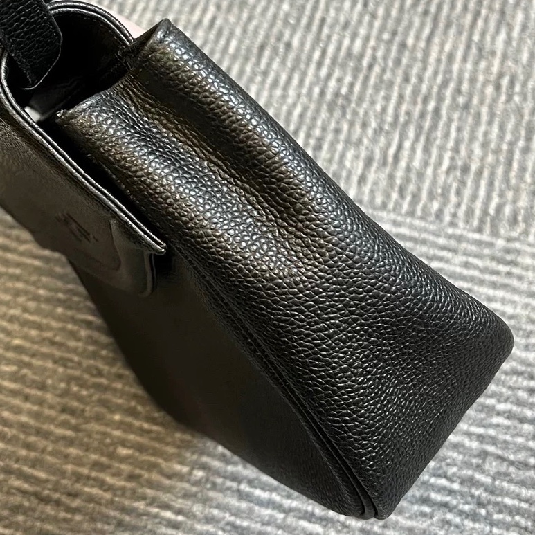 Yves Saint Laurent 肩背包YSL 壓花皮革《中古絕版稀有款》-3