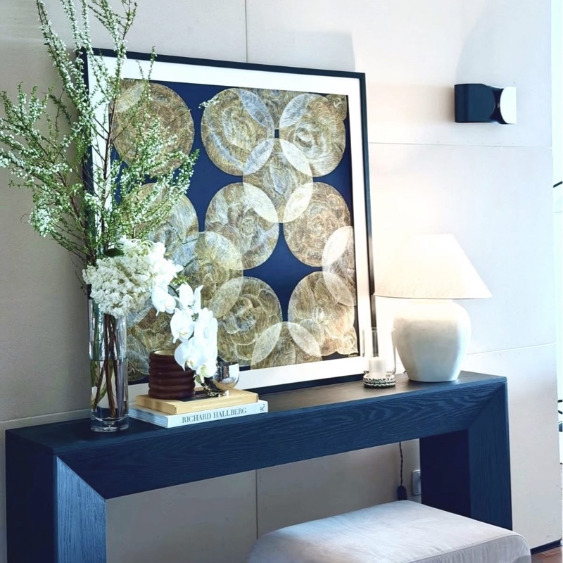 Chanel 香奈兒VIC 絲巾/中秋系列/深藍色/90*90cm/全新美品-4