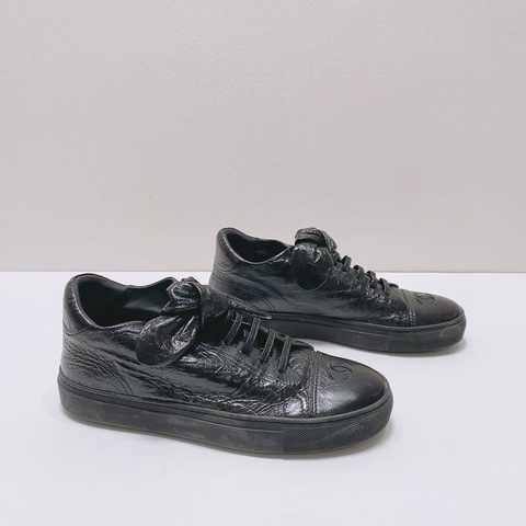 Chanel香奈兒蝴蝶結黑色休閒鞋板鞋39碼，無附件