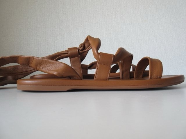 迪奧Christian Dior小羊皮芭蕾舞鞋/焦糖色羅馬風涼鞋-10