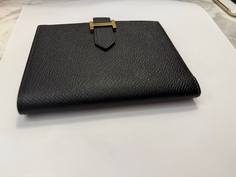 Hermes Bearn Compact 黑色短夾-3