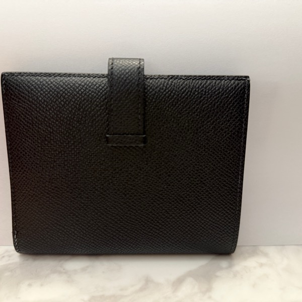 Hermes Bearn Compact 黑色短夾-9