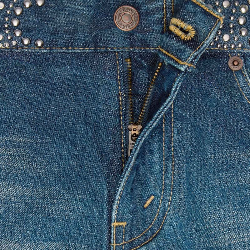 Celine 女士 多口袋牛仔短褲25 26 27 28碼-4