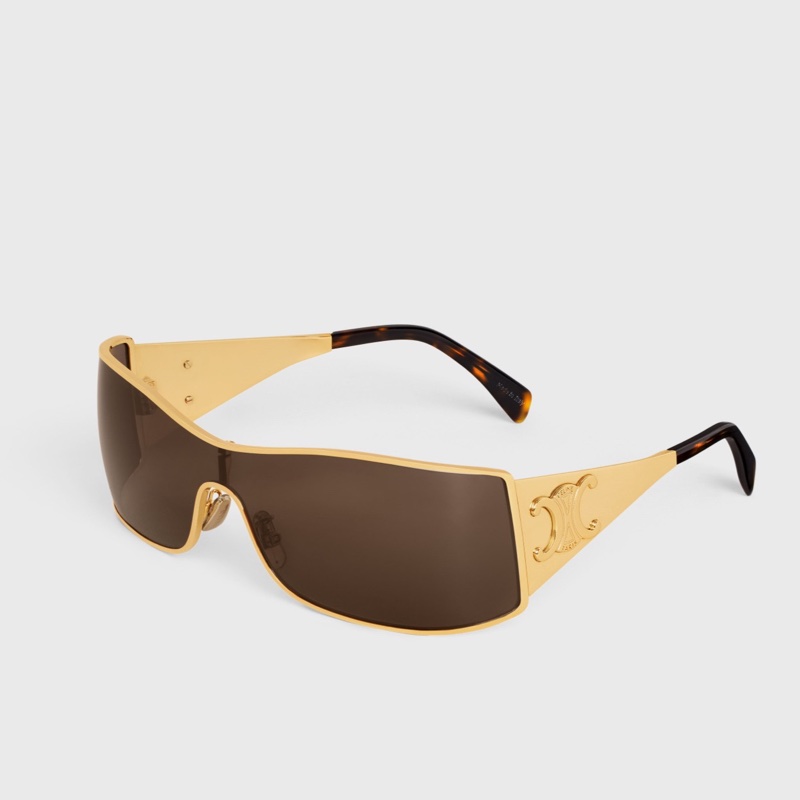 Celine 女士 TRIOMPHE 徽標太陽鏡均碼碼橋寬: 0cm; 鏡腿長: 12.45cm;-0