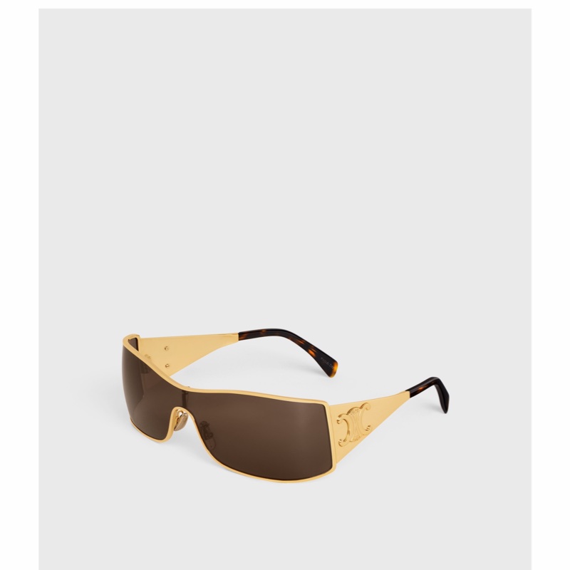 Celine 女士 TRIOMPHE 徽標太陽鏡均碼碼橋寬: 0cm; 鏡腿長: 12.45cm;-4