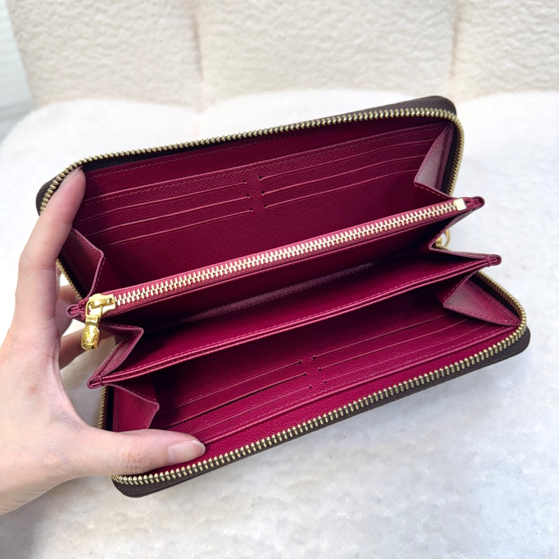 Louis Vuitton LV原花帆布 Zippy Wallet拉鍊長夾 Monogram老花長夾 M41895-6