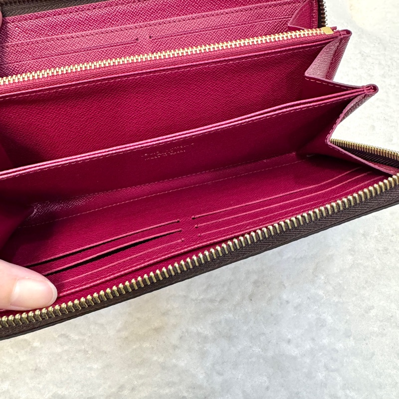 Louis Vuitton LV原花帆布 Zippy Wallet拉鍊長夾 Monogram老花長夾 M41895-7